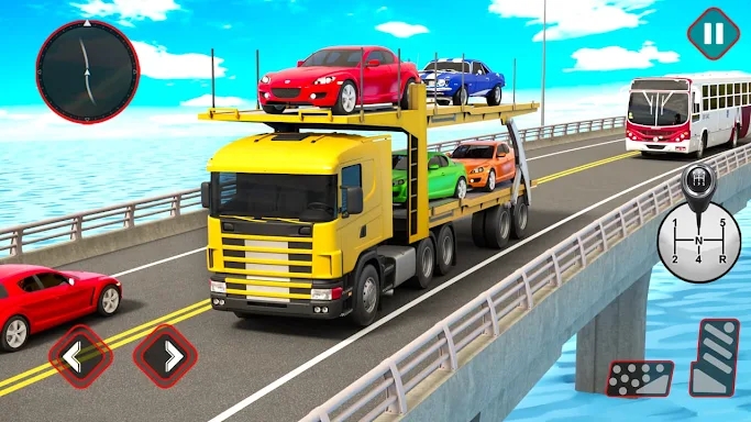 Truck  Driving Car Transport screenshots