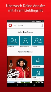 Vodafone MyTone screenshots