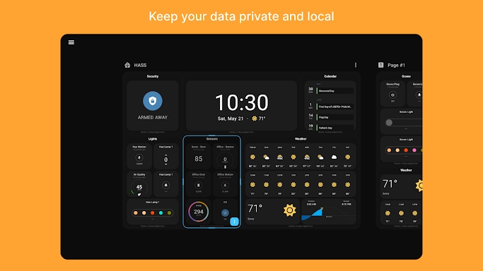 HomeHabit - Smart Home Panel screenshots