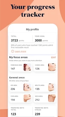 Luvly: Face Yoga & Exercise screenshots