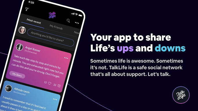 TalkLife: 24/7 Peer Support screenshots