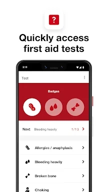 Baby and child first aid screenshots