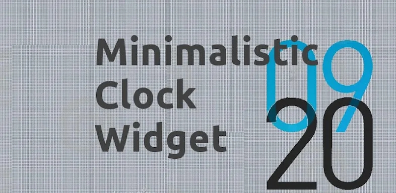 Minimal Clock Widget screenshots