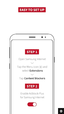 ABP for Samsung Internet screenshots