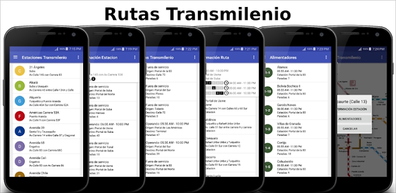 Rutas Transmilenio y SITP screenshots