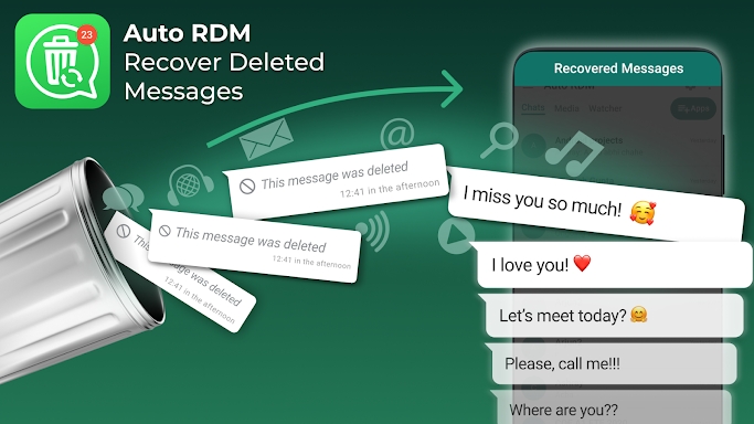 RDM: Recover Deleted Messages screenshots