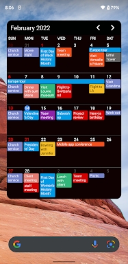 Calendar Widgets Suite screenshots