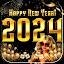 Happy New Year 2024 Greetings icon