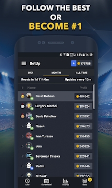 Sports Betting Game - BETUP screenshots
