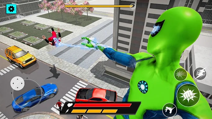 Spider Rope Hero fighting game screenshots