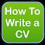 HOW TO WRITE A CV icon