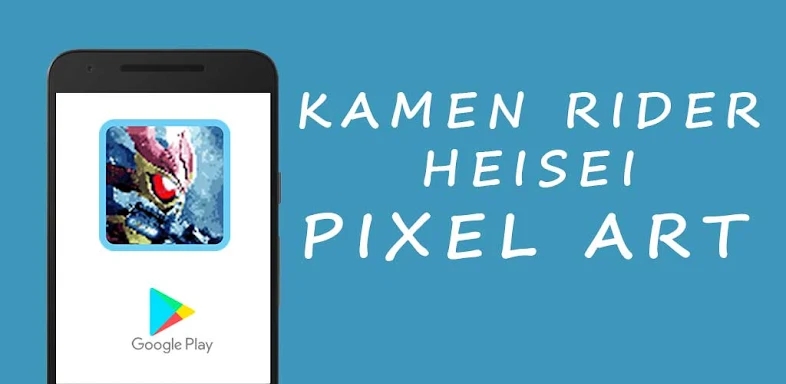 Kamen Rider Heisei Pixel Art screenshots
