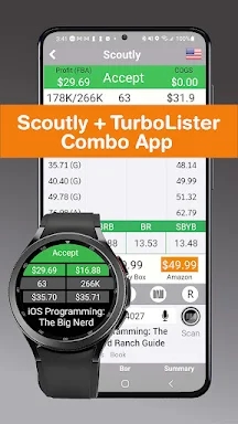 Scoutly TurboLister Combo App screenshots
