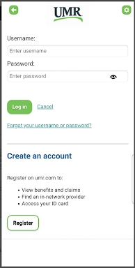 UMR Claims & Benefits screenshots