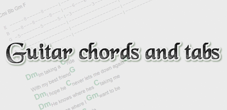 Guitar chords and tabs screenshots