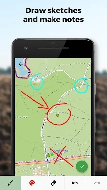 Locus GIS offline land survey screenshots