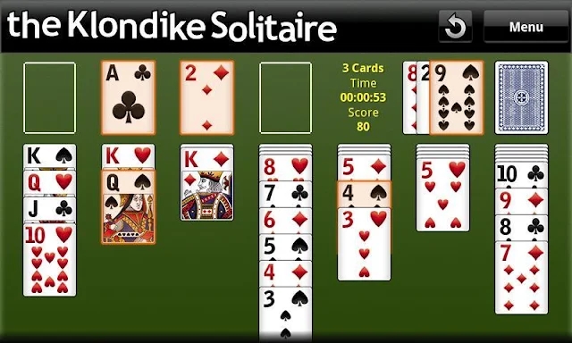 The Klondike Solitaire screenshots