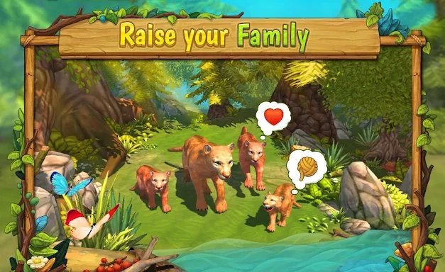 Mountain Lion Family Sim : Animal Simulator screenshots
