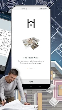 House Plan Drawing Creator App screenshots