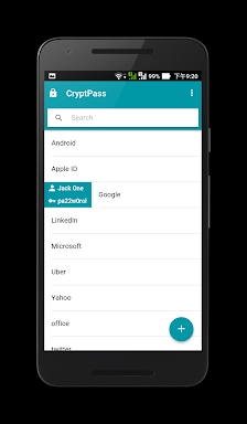 CryptPass screenshots