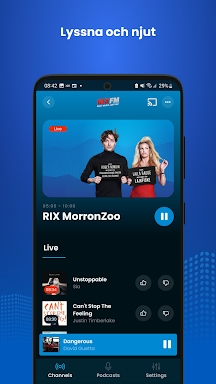 RIX FM screenshots
