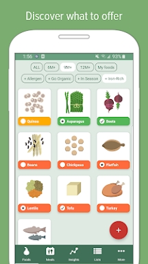 Nuttri - Baby Food: Guide to starting solids screenshots