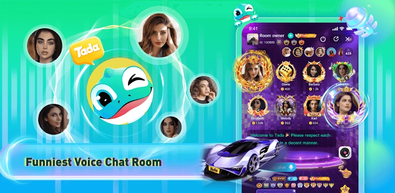Tada - Group Voice Chat Rooms screenshots