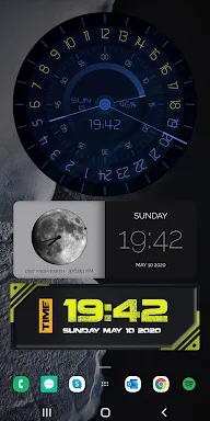 Android Clock Widgets screenshots