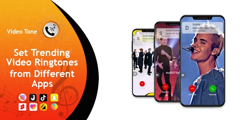 VideoTone: Video Ringtones App screenshots