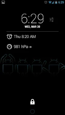 Barometer Altimeter DashClock screenshots