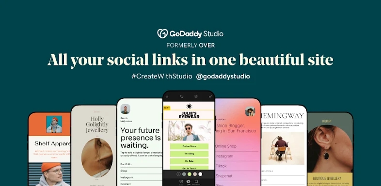 GoDaddy Studio: Graphic Design screenshots