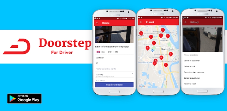 DoorStep - Delivery Service screenshots