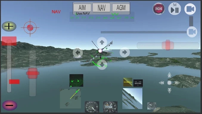 F16 simulation screenshots