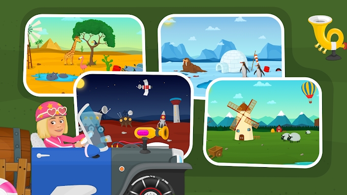 Racing car games for kids 2-5 screenshots