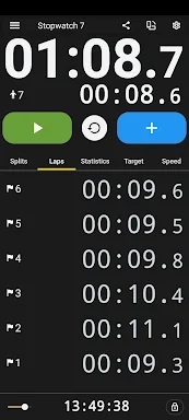 Talking stopwatch multi timer screenshots