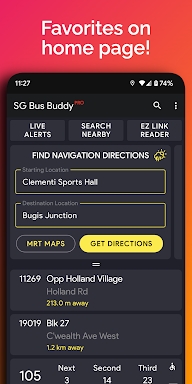 SG Bus Buddy screenshots