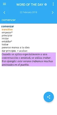 VOX Spanish Language Thesaurus screenshots