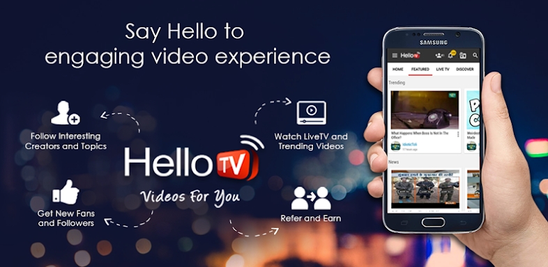 HelloTV  - Live TV | Videos |  screenshots