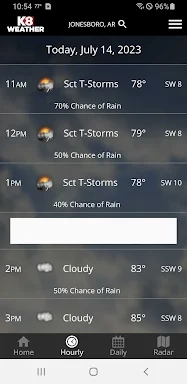 KAIT Region 8 Weather screenshots
