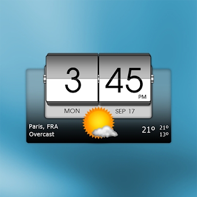3D Flip Clock & Weather screenshots