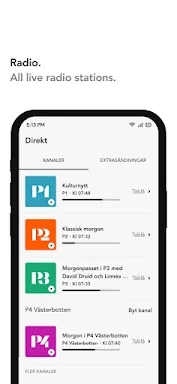 Sveriges Radio Play screenshots