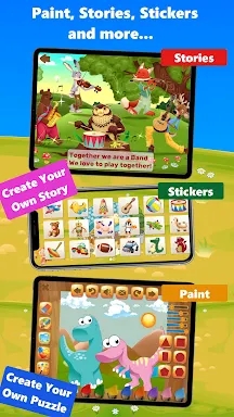 Dino Preschool Learning Games screenshots