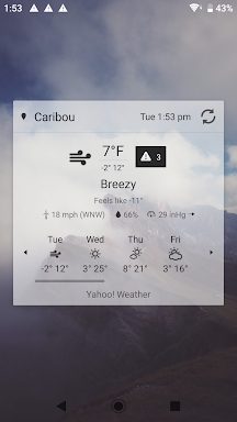 Digital Clock & Weather Widget screenshots