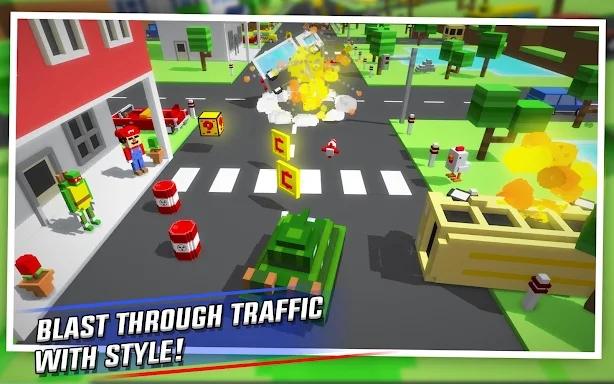 Crossy Brakes: Blocky Road Fun screenshots