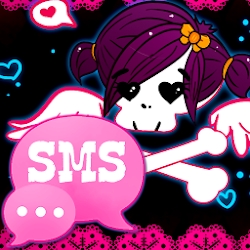 Theme EMO Pink GO SMS Pro