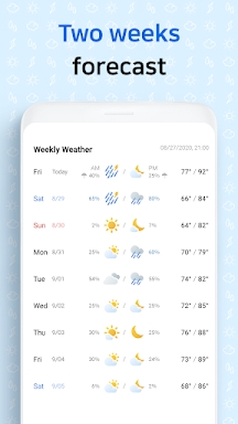 Weather Screen-Forecast, Radar screenshots