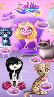 Cat Hair Salon Birthday Party screenshots