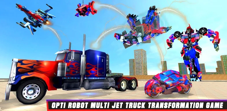 Truck Robot Transform Game screenshots