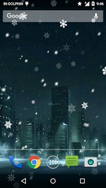 Snowflakes Live Wallpaper screenshots