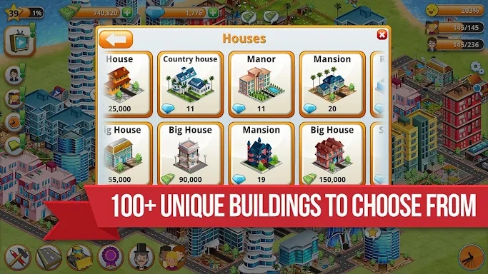 Village Island City Simulation screenshots